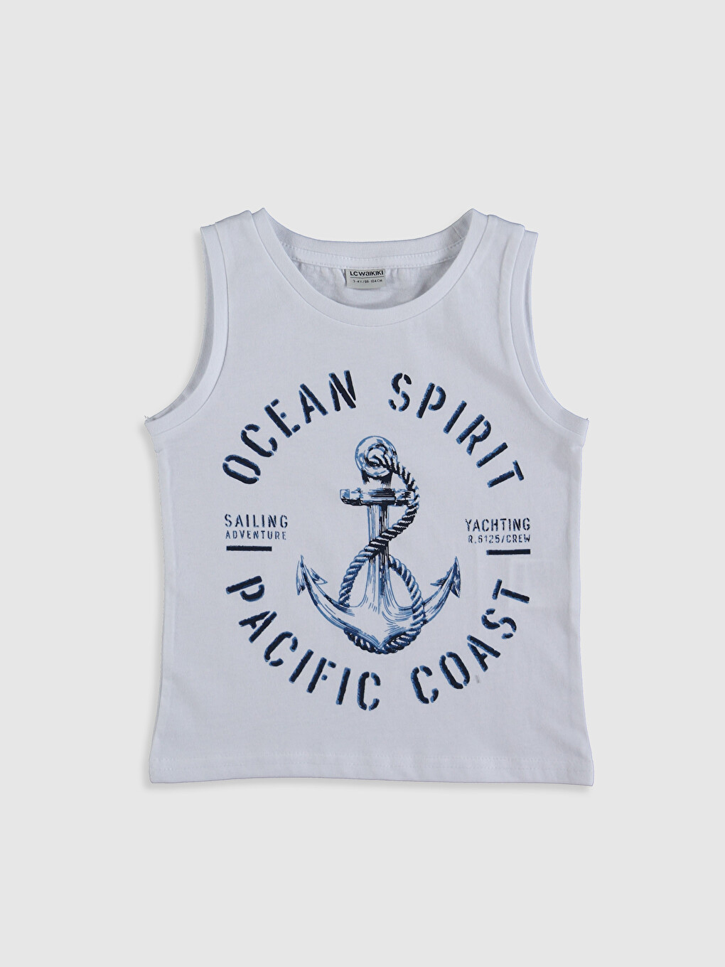 Crew Neck Printed Cotton Boy Athlete