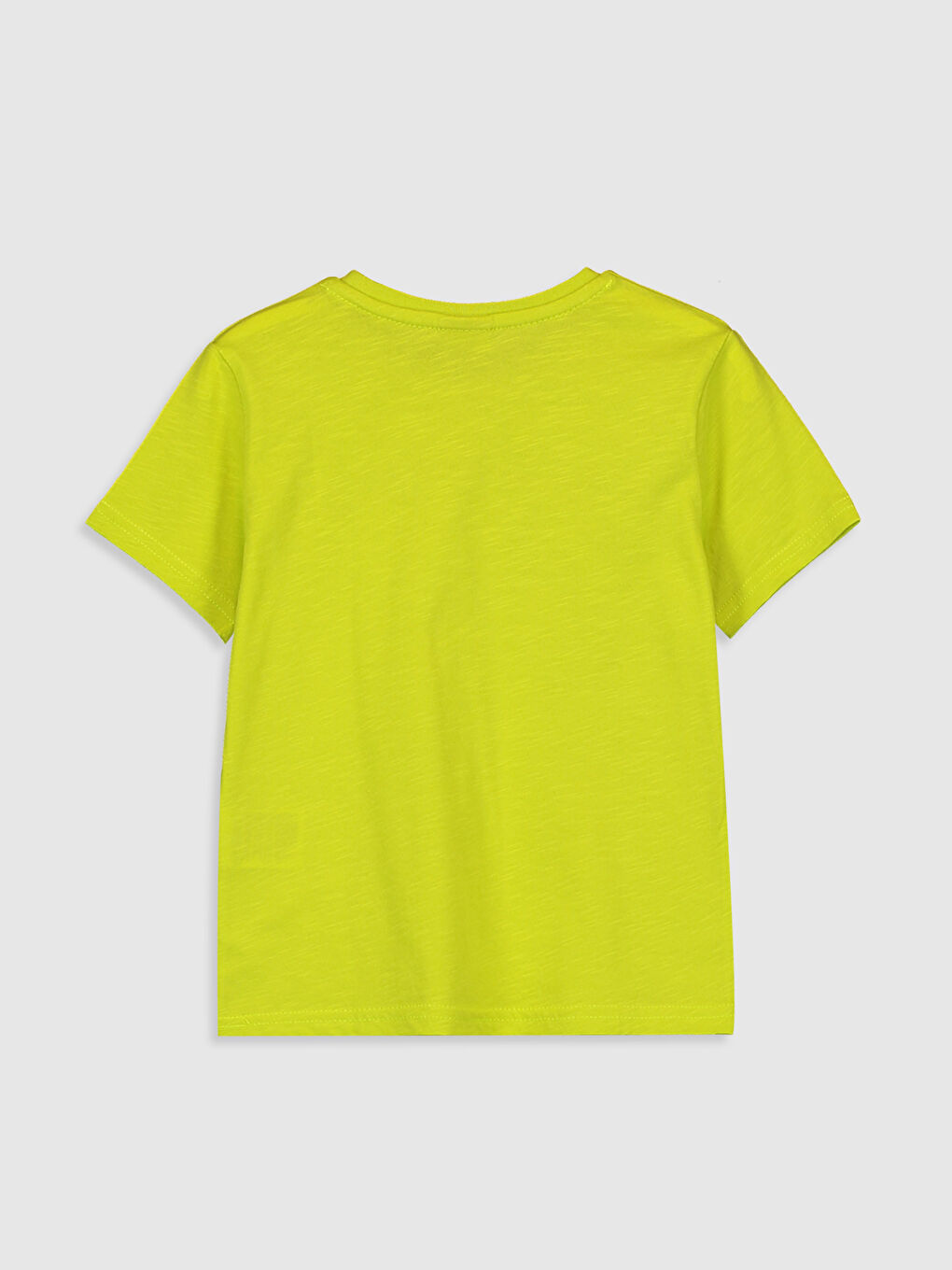 Yeşil Bisiklet Yaka Kısa Kollu Erkek Çocuk Tişört-1