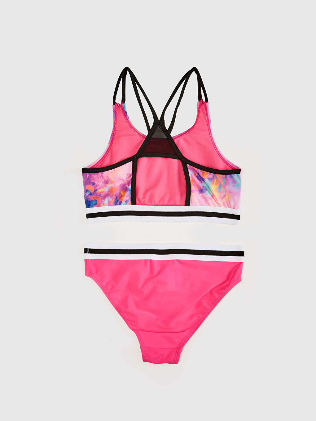 LCW Kids Pembe Baskılı Kız Çocuk Bikini - 1