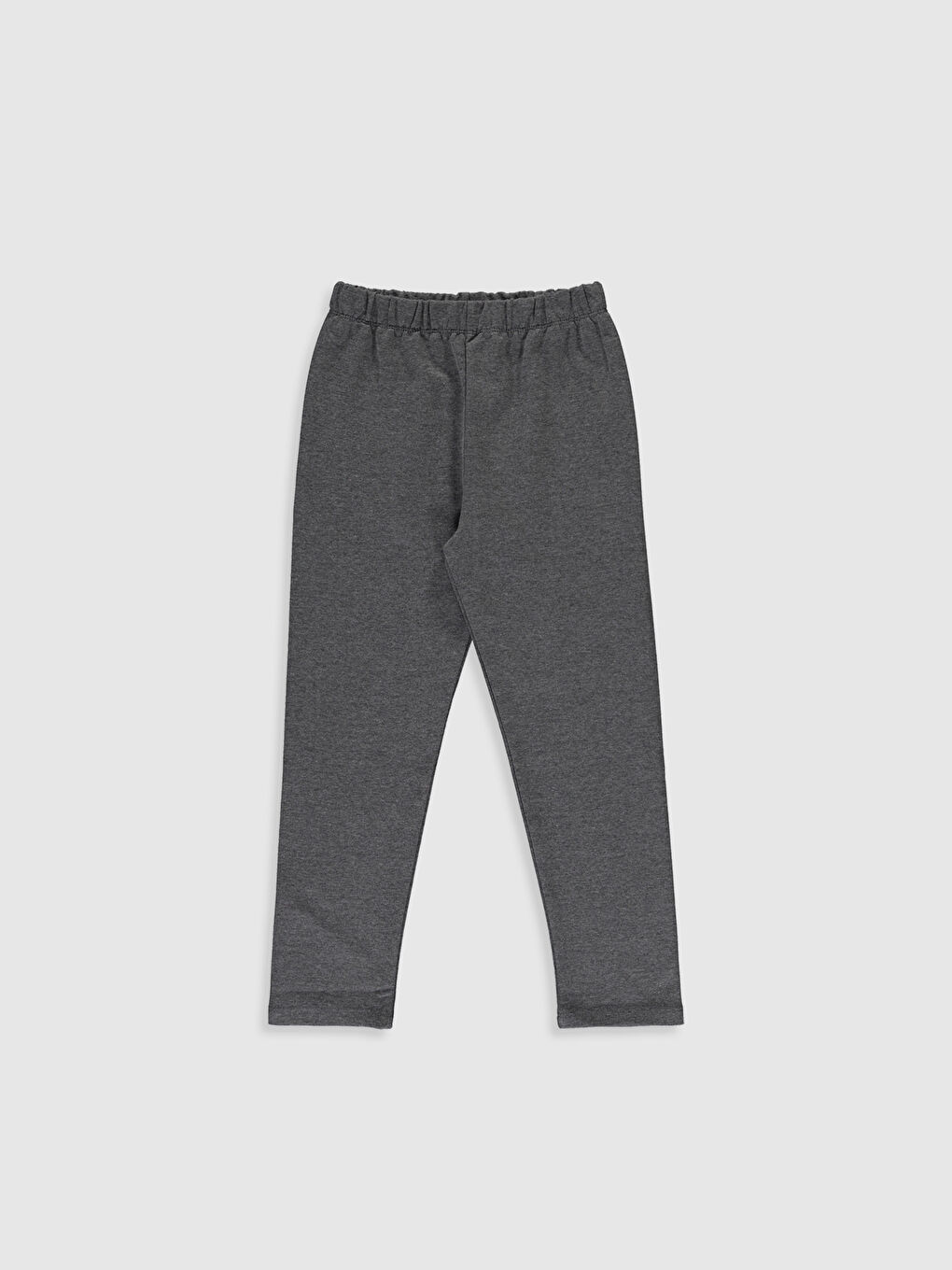 Siyah Bisiklet Yaka Uzun Kollu Kız Çocuk Pijama Takım-3