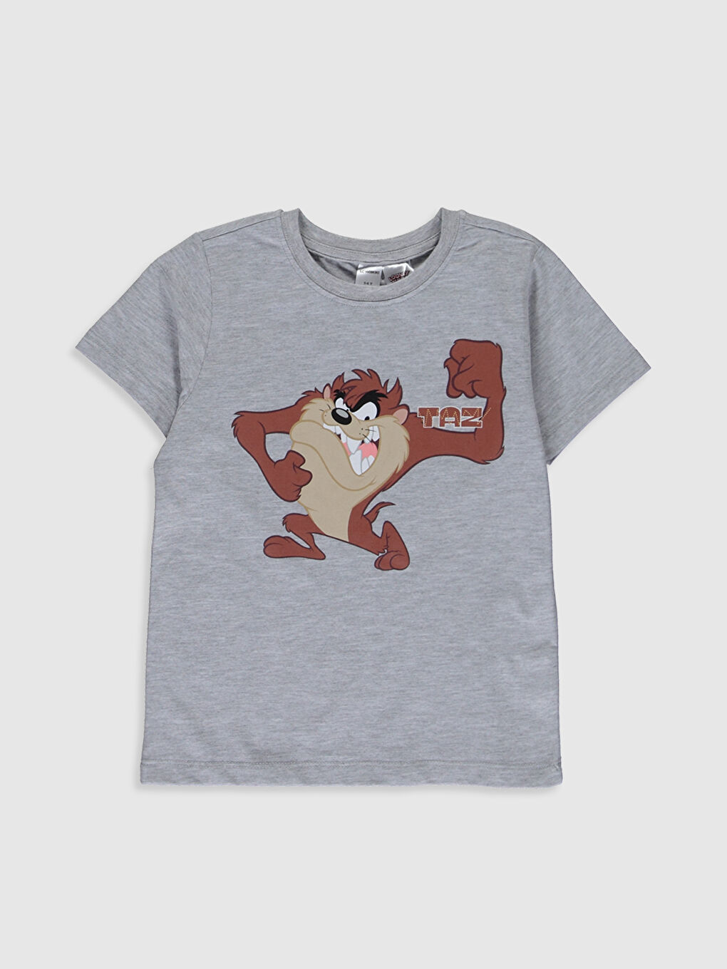 Gri Bisiklet Yaka Kısa Kollu Erkek Çocuk Pijama Takım-2