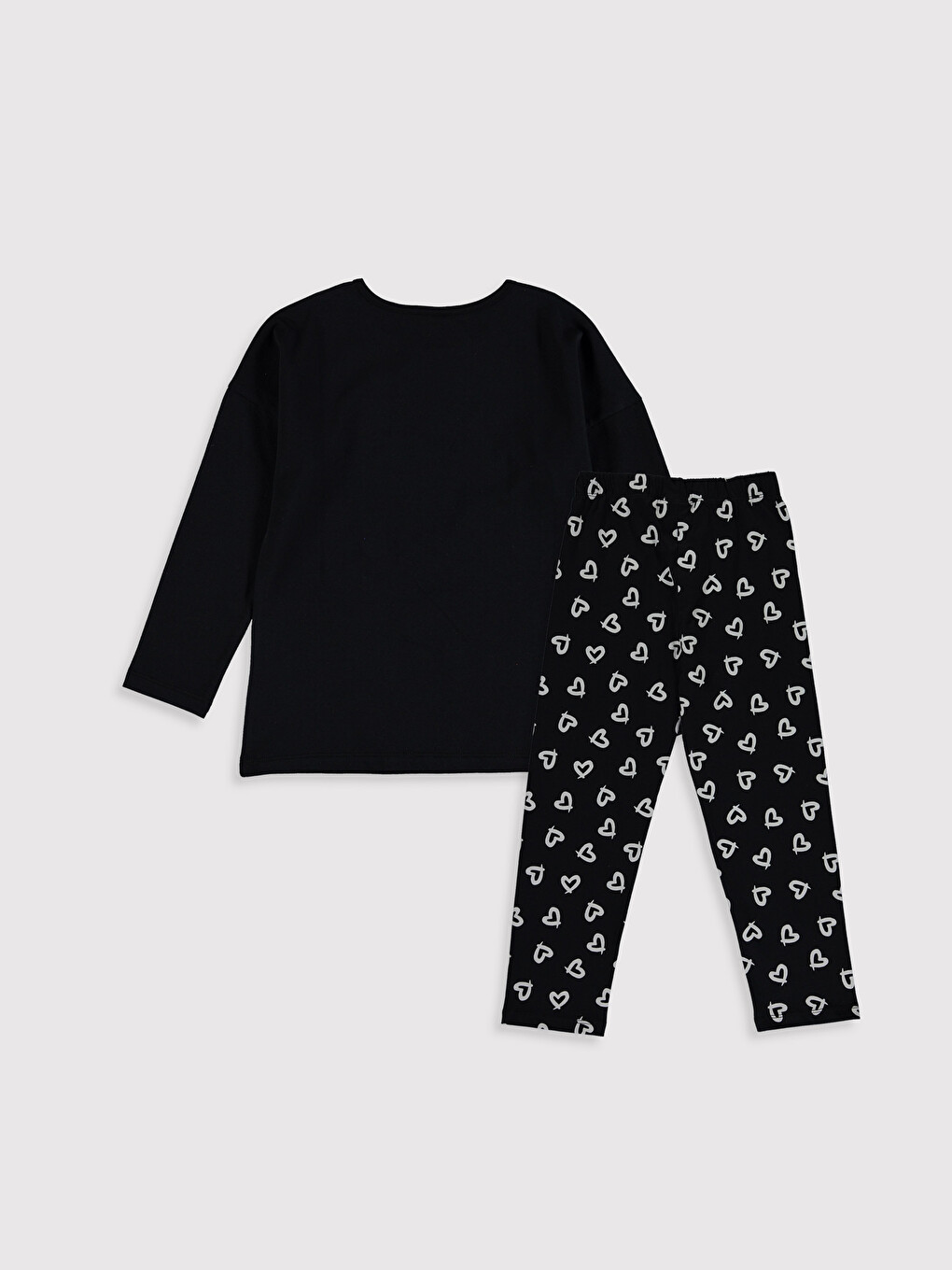 Girl Black Pyjama Set-1
