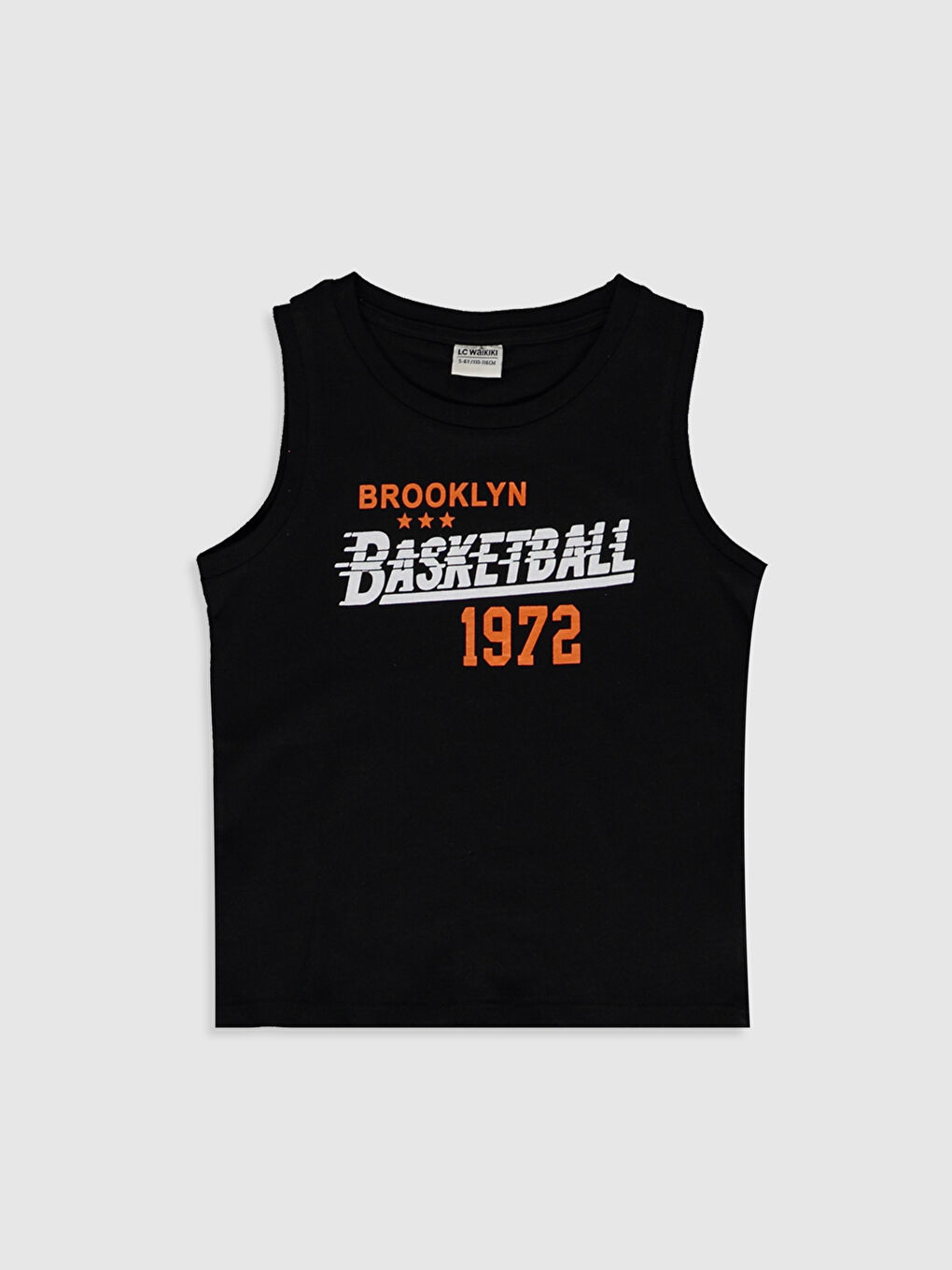 Круглий виріз горловини Принтована Бавовняна Майка для хлопчика