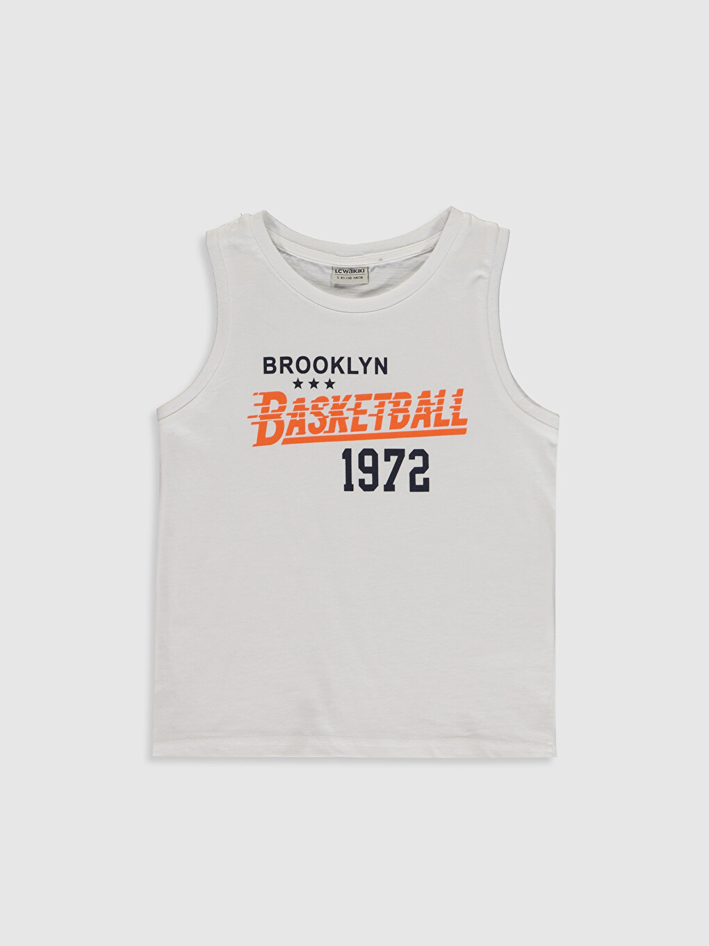 Crew Neck Printed Cotton Boy Athlete