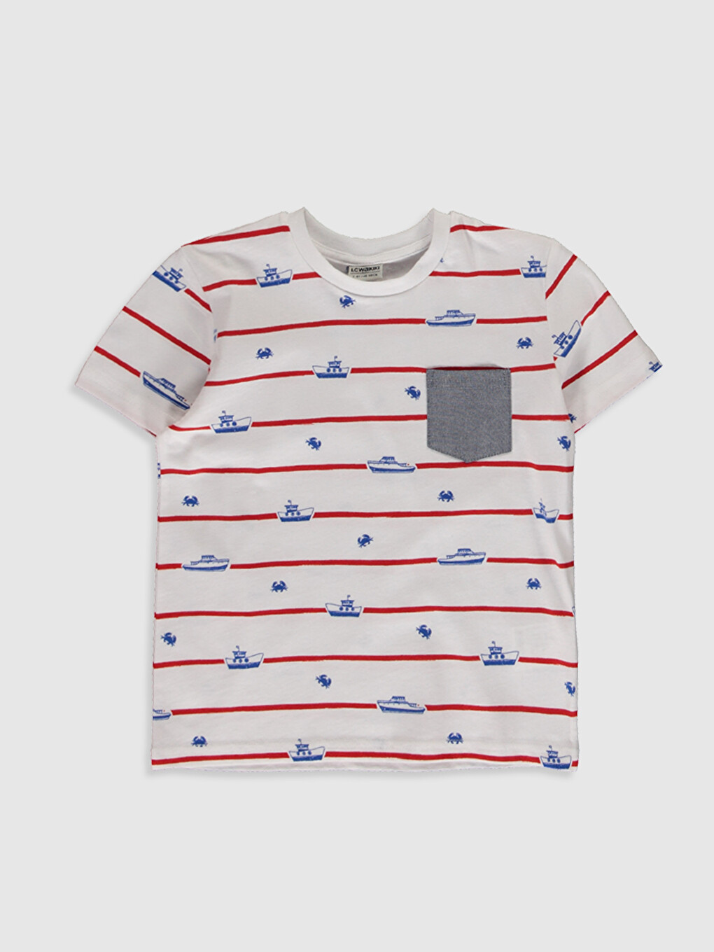 Boy's Printed Cotton T-shirt