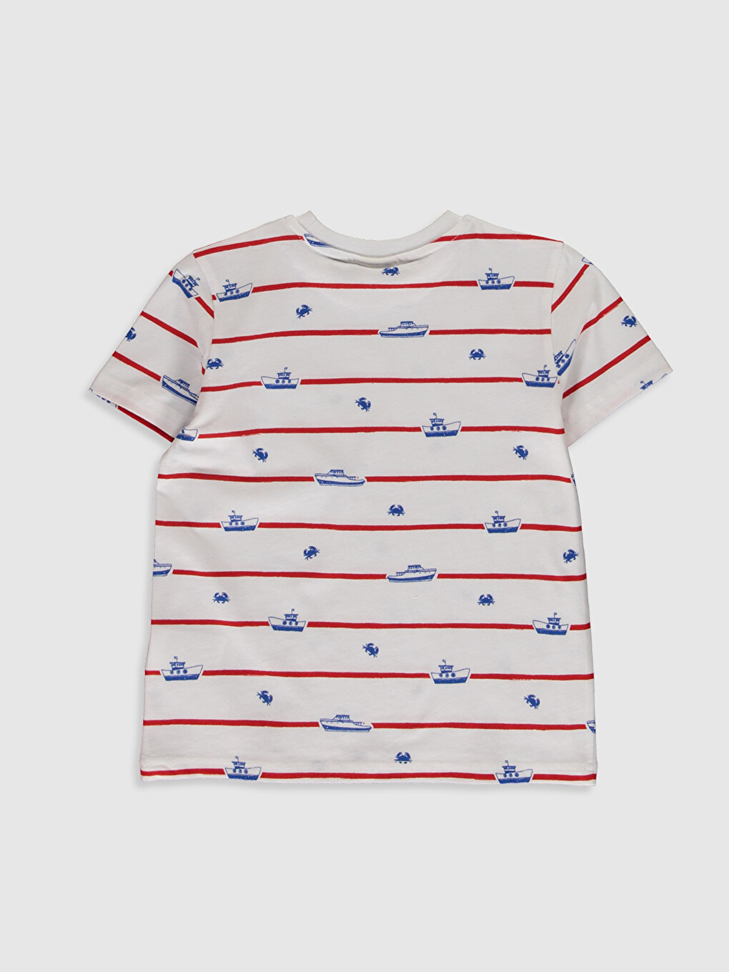 Boy's Printed Cotton T-shirt-1