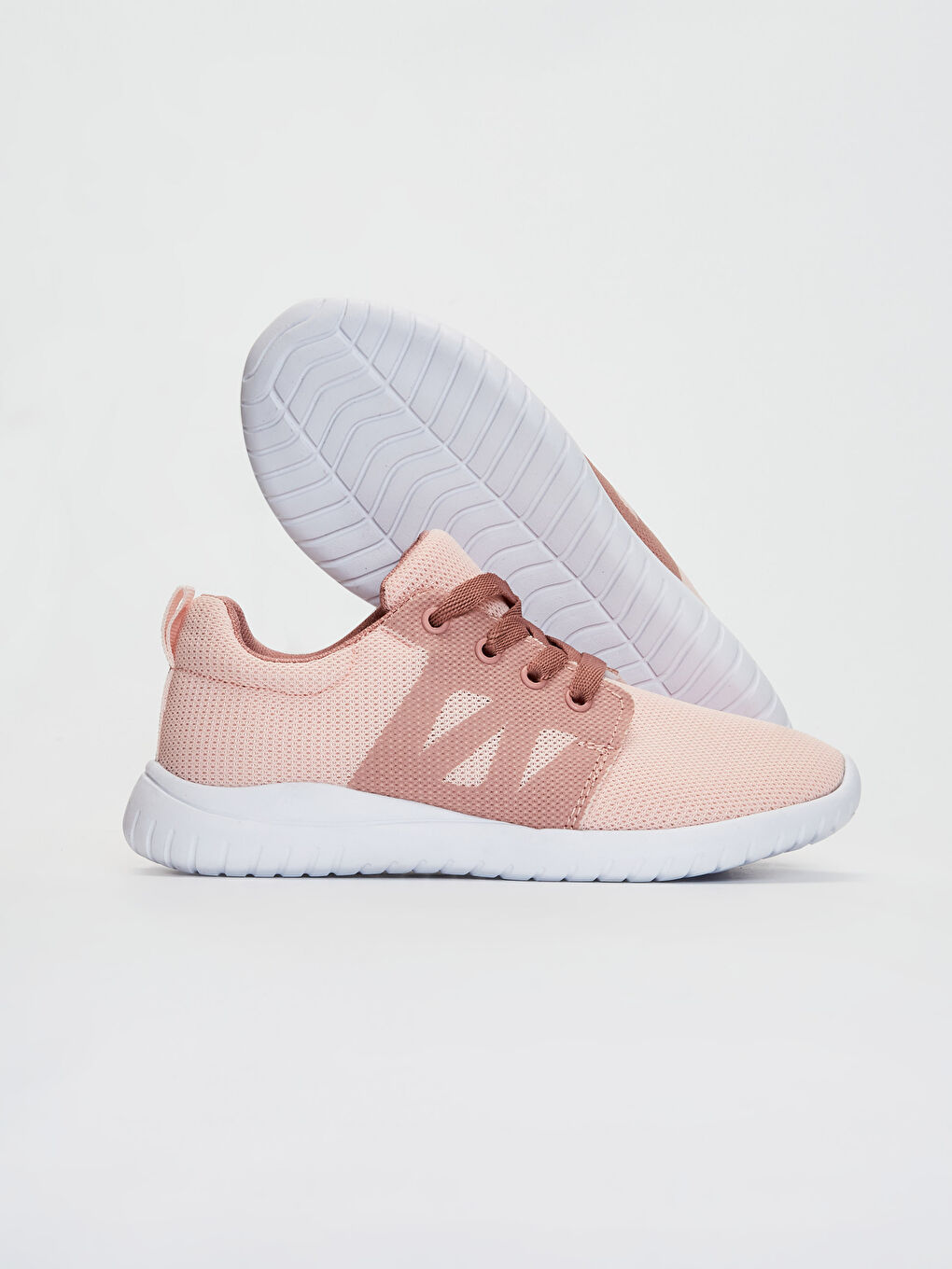 Pembe Kız Çocuk Bağcıklı Aktif Spor Ayakkabı-2