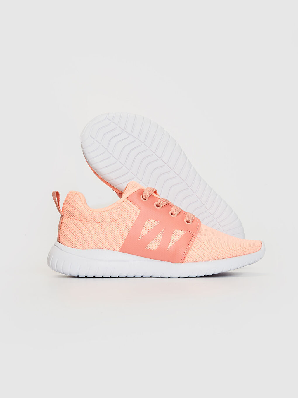 Pembe Kız Çocuk Bağcıklı Aktif Spor Ayakkabı-2