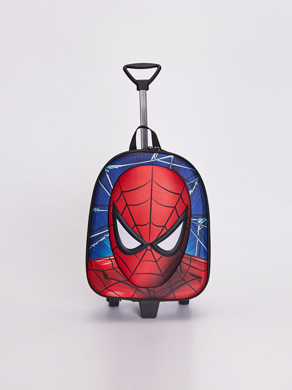 Kırmızı Spiderman Lisanslı Tekerlekli Erkek Çocuk Çekçekli Çanta