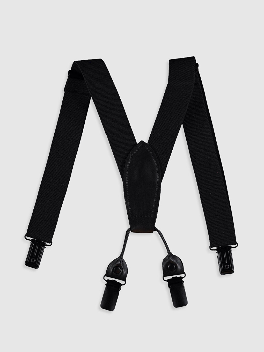 Мальчики Черный Подтяжки-1