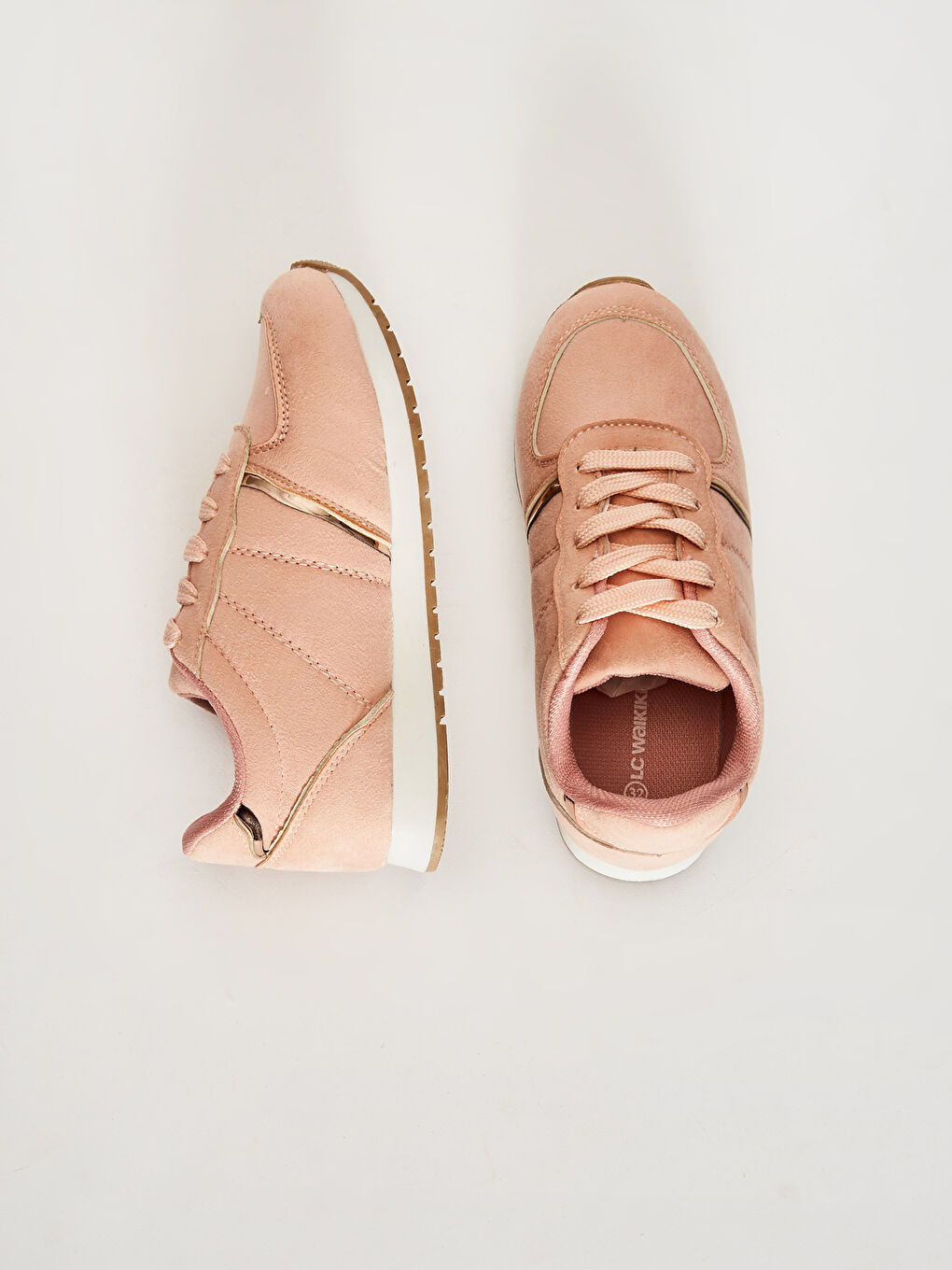 გოგონა ვარდისფერი სპორტული ფეხსაცმელი-1