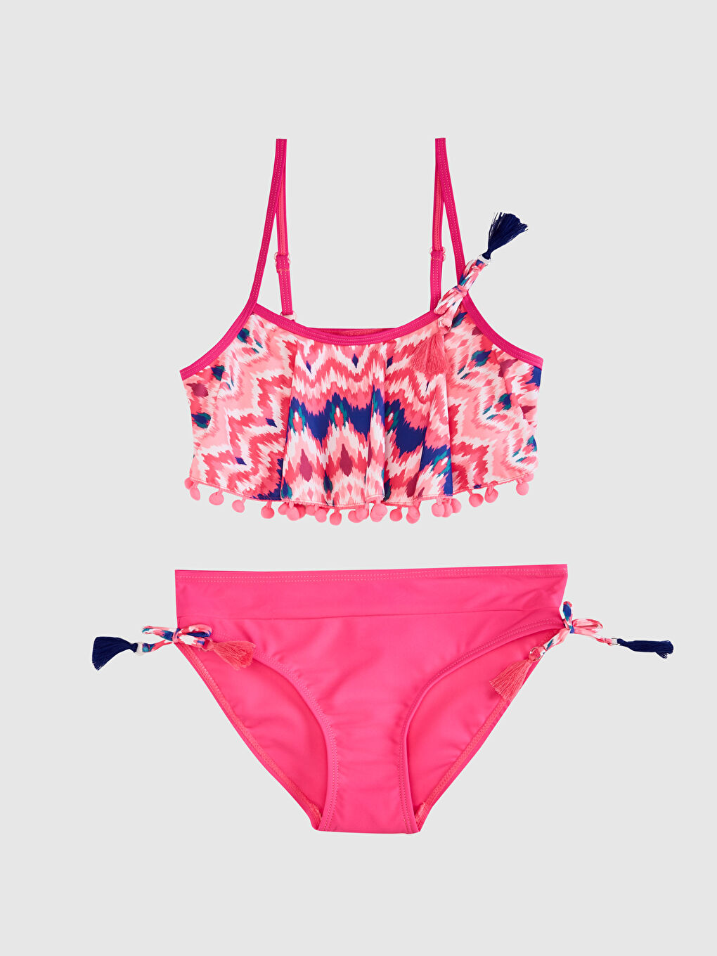 Fuşya Kız Çocuk Bikini