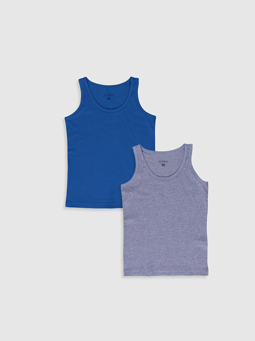 Mavi Bisiklet Yaka Basic Erkek Çocuk Atlet 2'li