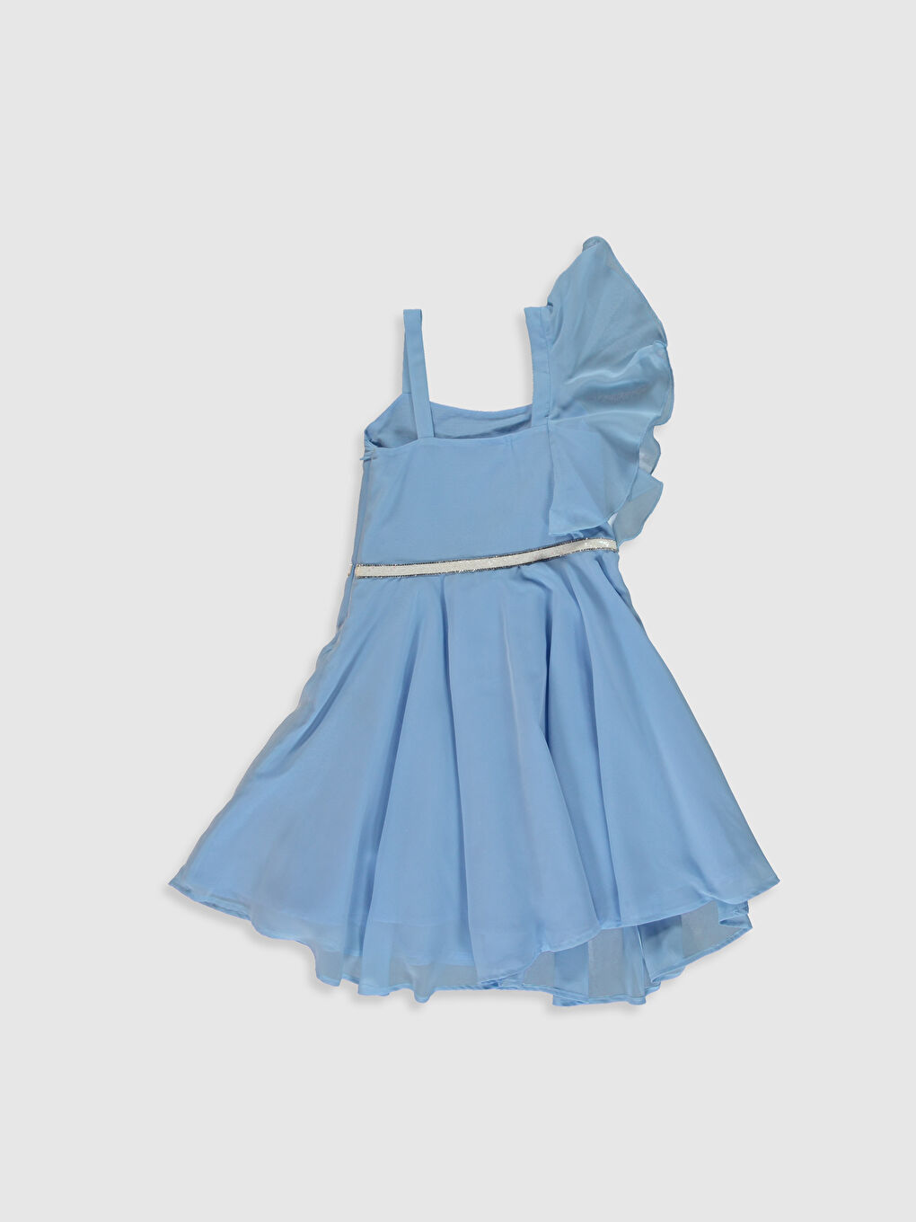 Mavi Kız Çocuk Elbise-2