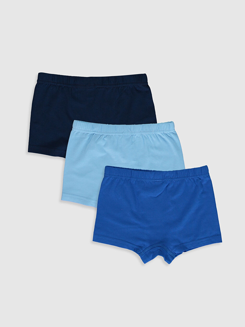 Mavi Erkek Çocuk Boxer 3'lü-1