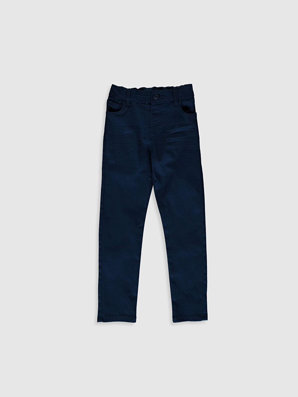 Lacivert Ekstra Dar Gabardin Erkek Çocuk Pantolon