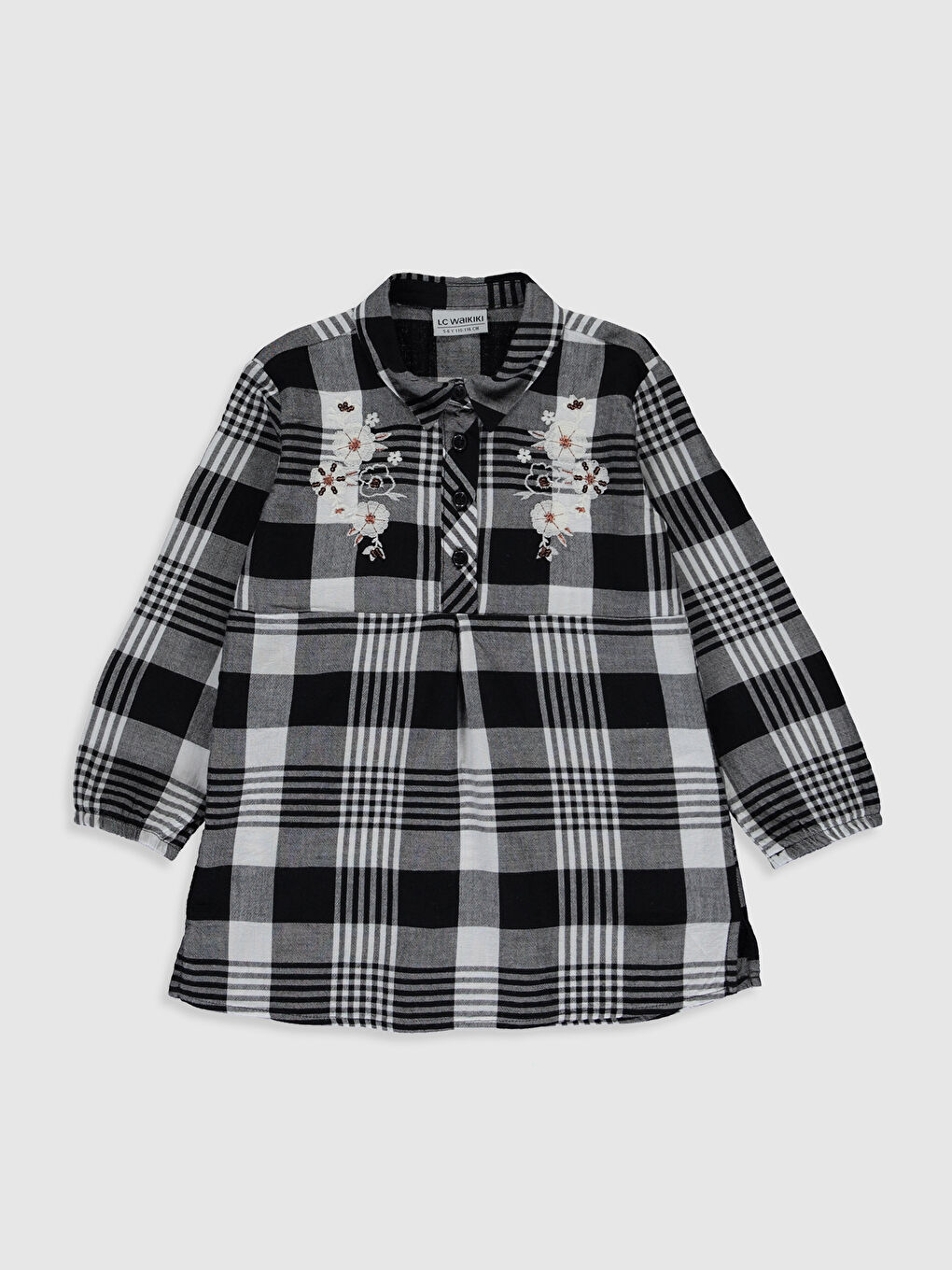 Блузка с длинным рукавом для девочек