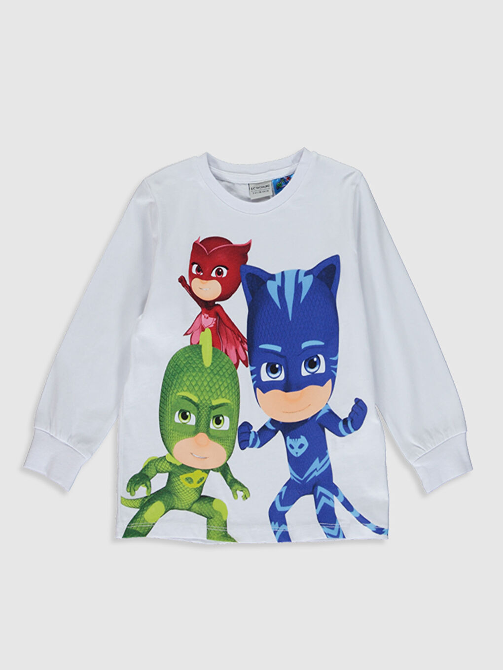 LCW Kids Boy’s Pj Masks Cotton T-Shirt -0S4531Z4-JYX