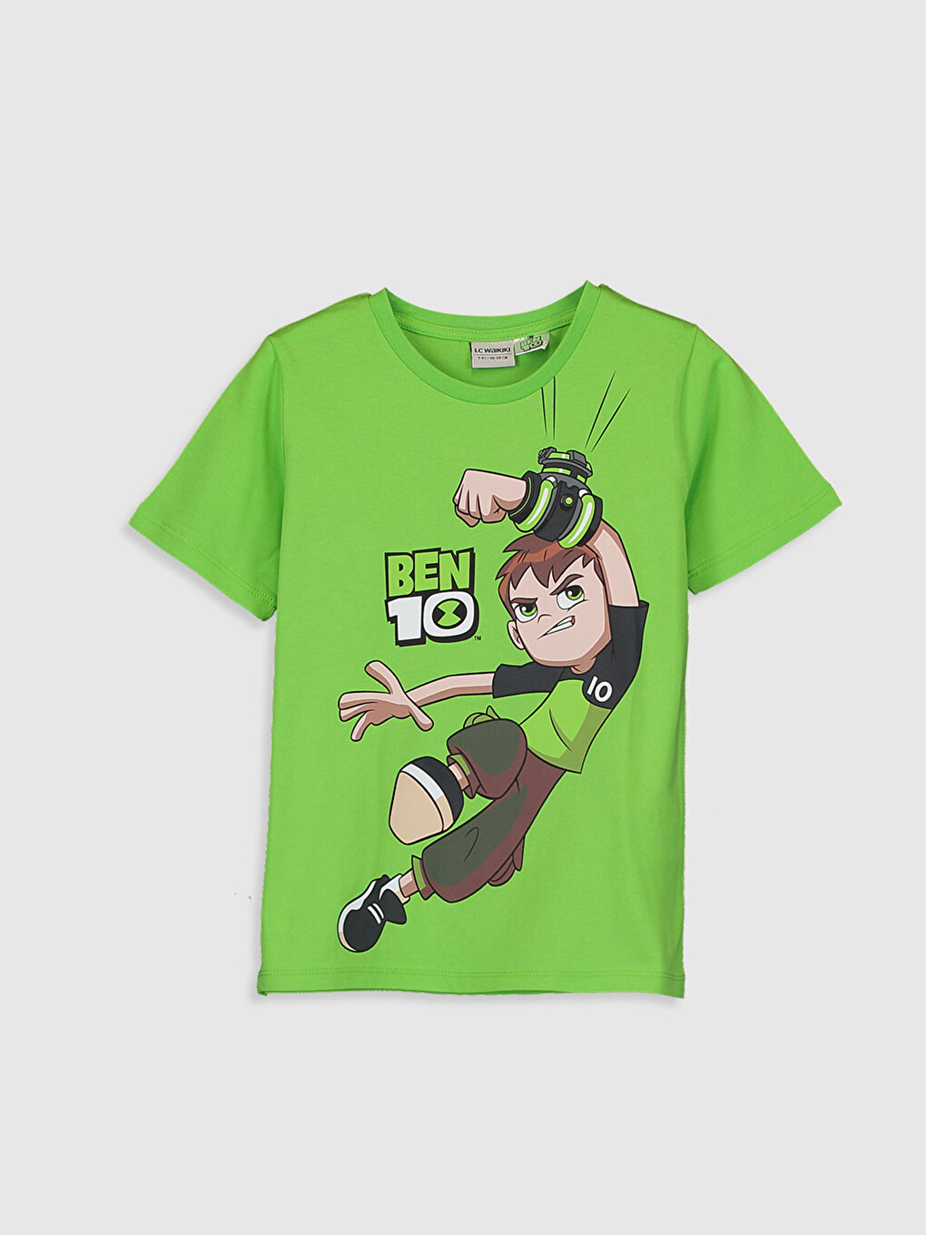 LCW Kids Boy's Ben 10 Printed Cotton T-Shirt -0S4547Z4-FKX