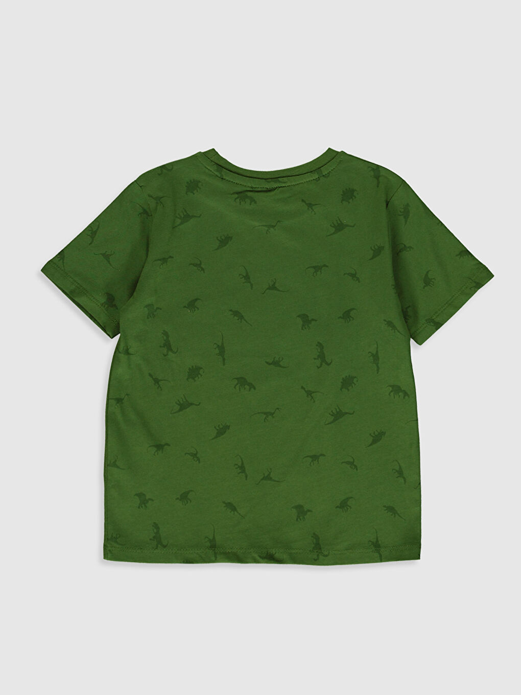 Yeşil Erkek Çocuk Jurassic World Pamuklu Tişört-1