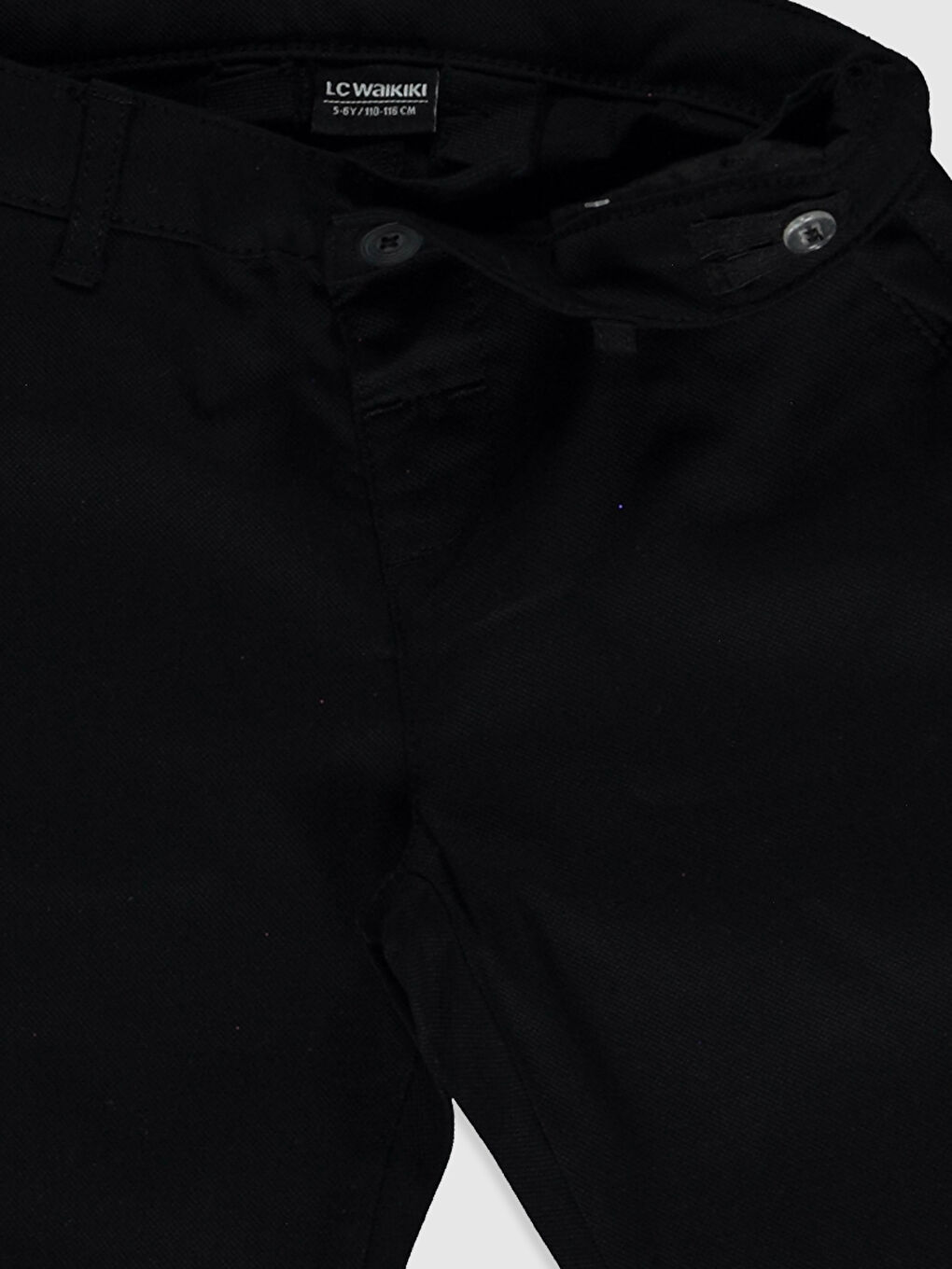 Siyah Basic Erkek Çocuk Pantolon-2