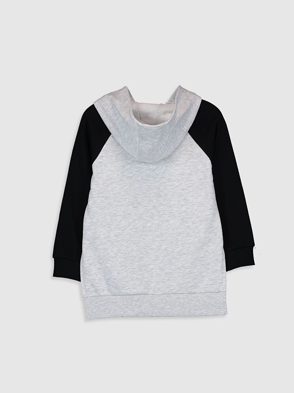 Beyaz Kapüşonlu Uzun Kollu Kız Çocuk Sweatshirt-1