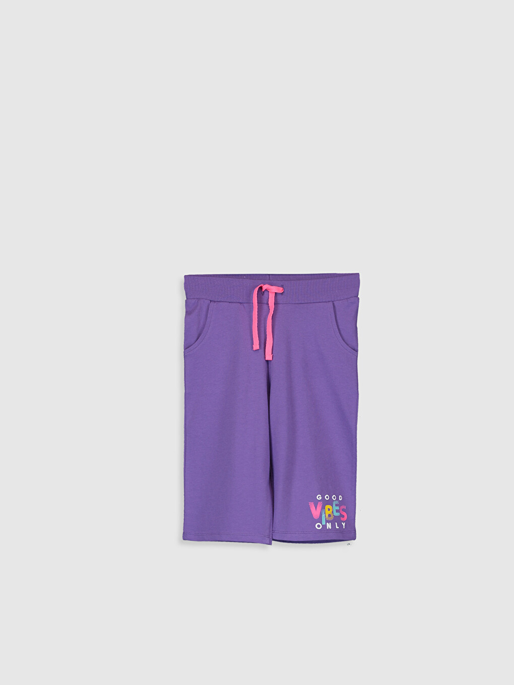 Elasticated Waist Printed Girls' Shorts