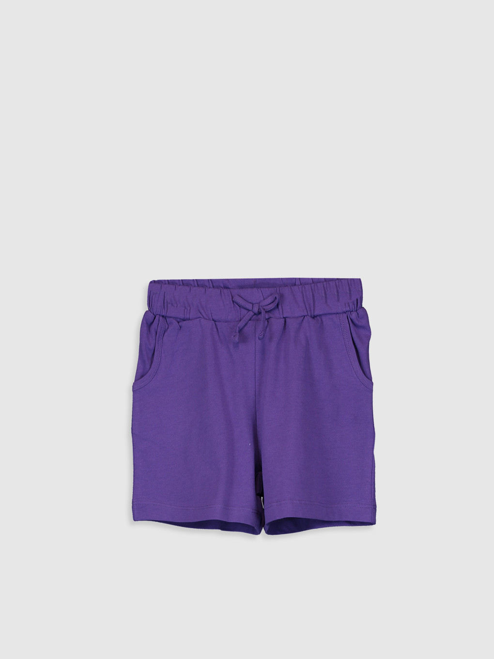 Pantaloni Scurți Basic Cu Talie Elastică Pentru Fată