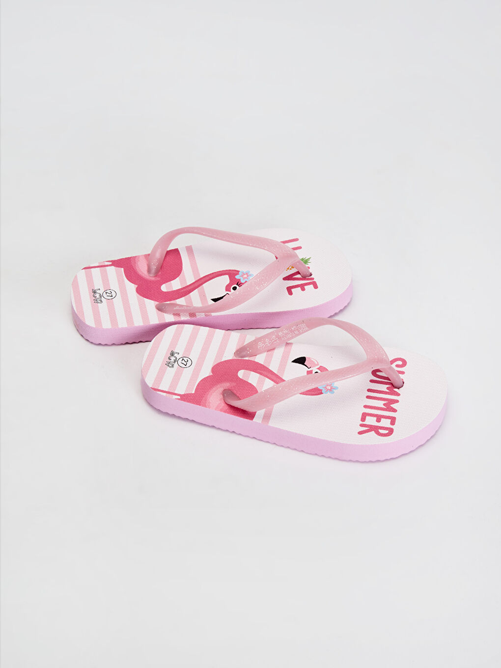 Beyaz Baskılı Sabo Terlik-1