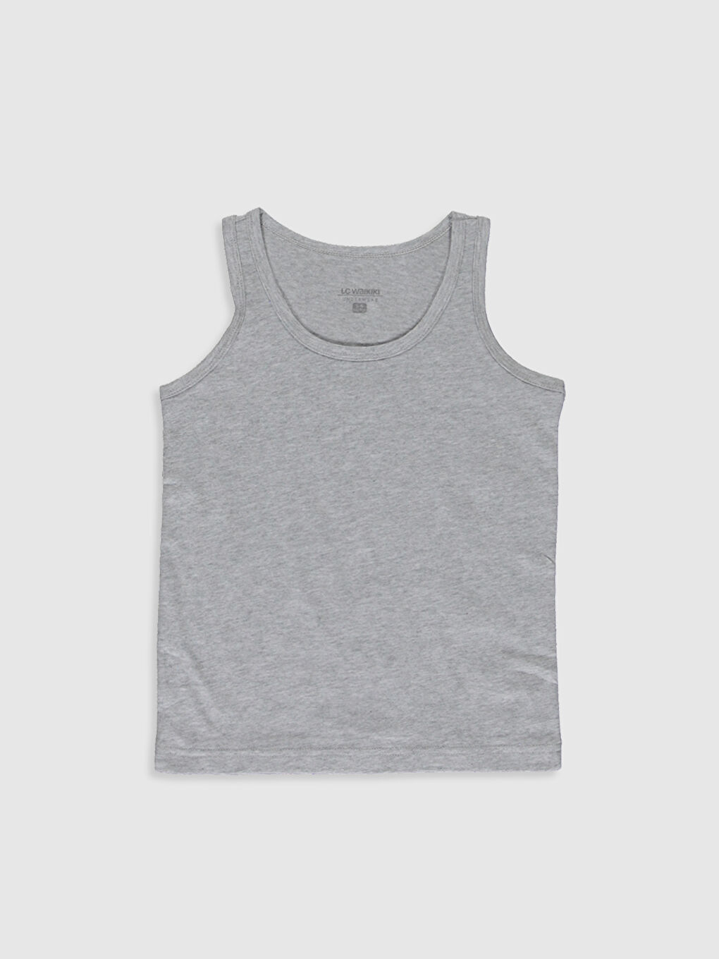 Siyah Bisiklet Yaka Basic Erkek Çocuk Atlet 2'li-2