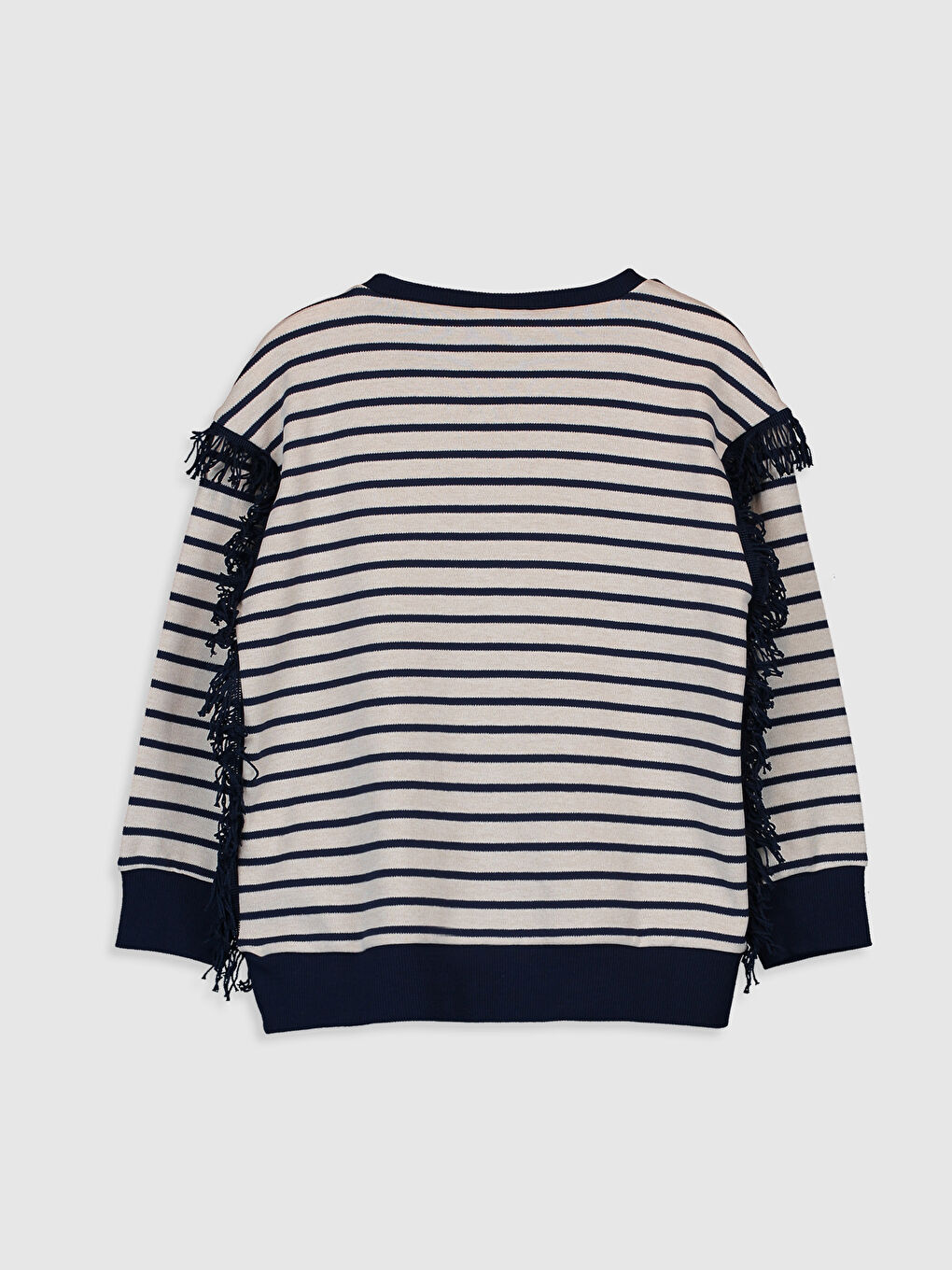 Свитшот с круглым вырезом и длинным рукавом для девочек-1