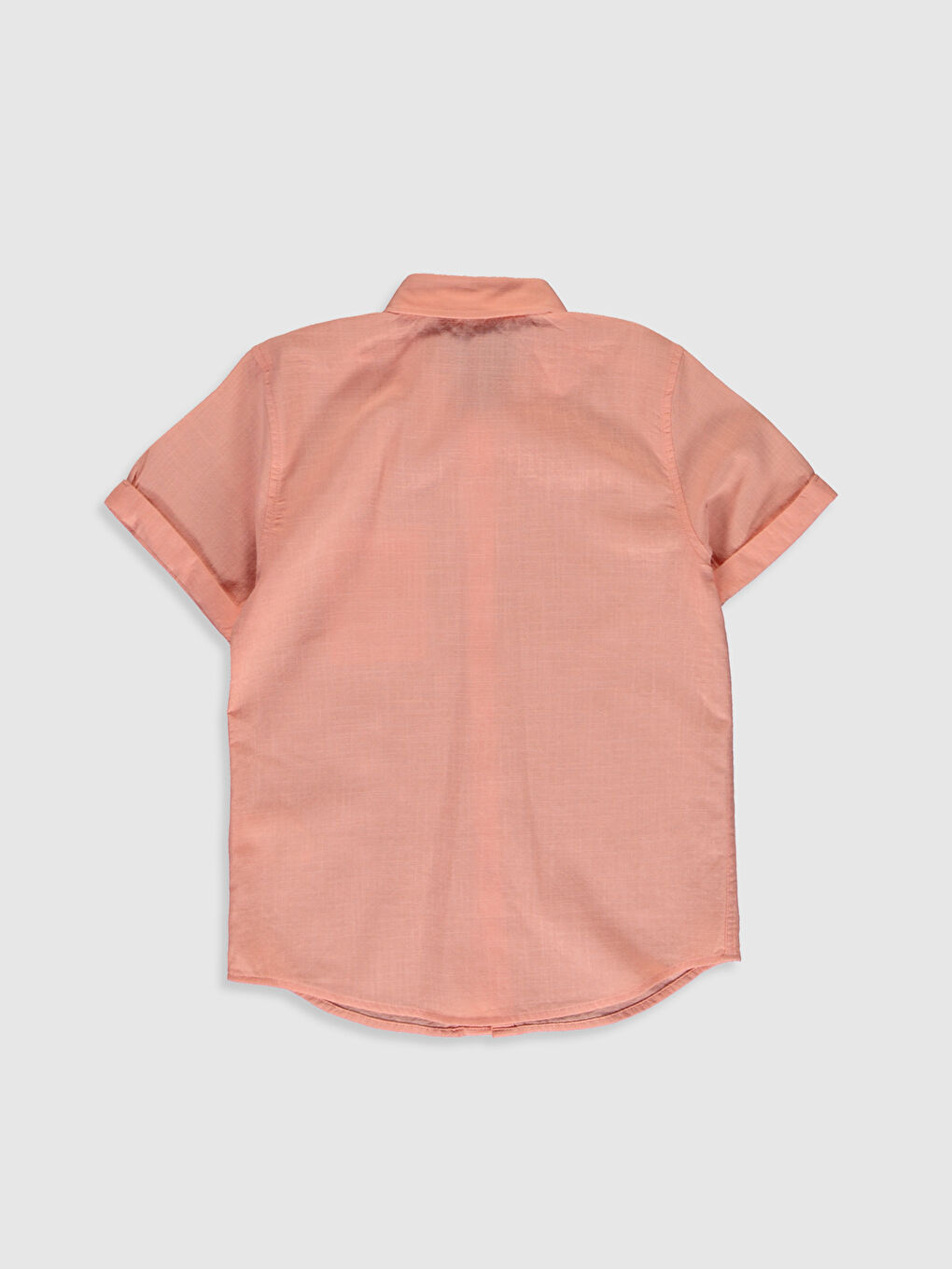 Chemise pour Garçons en Popeline à Manches Courtes-1