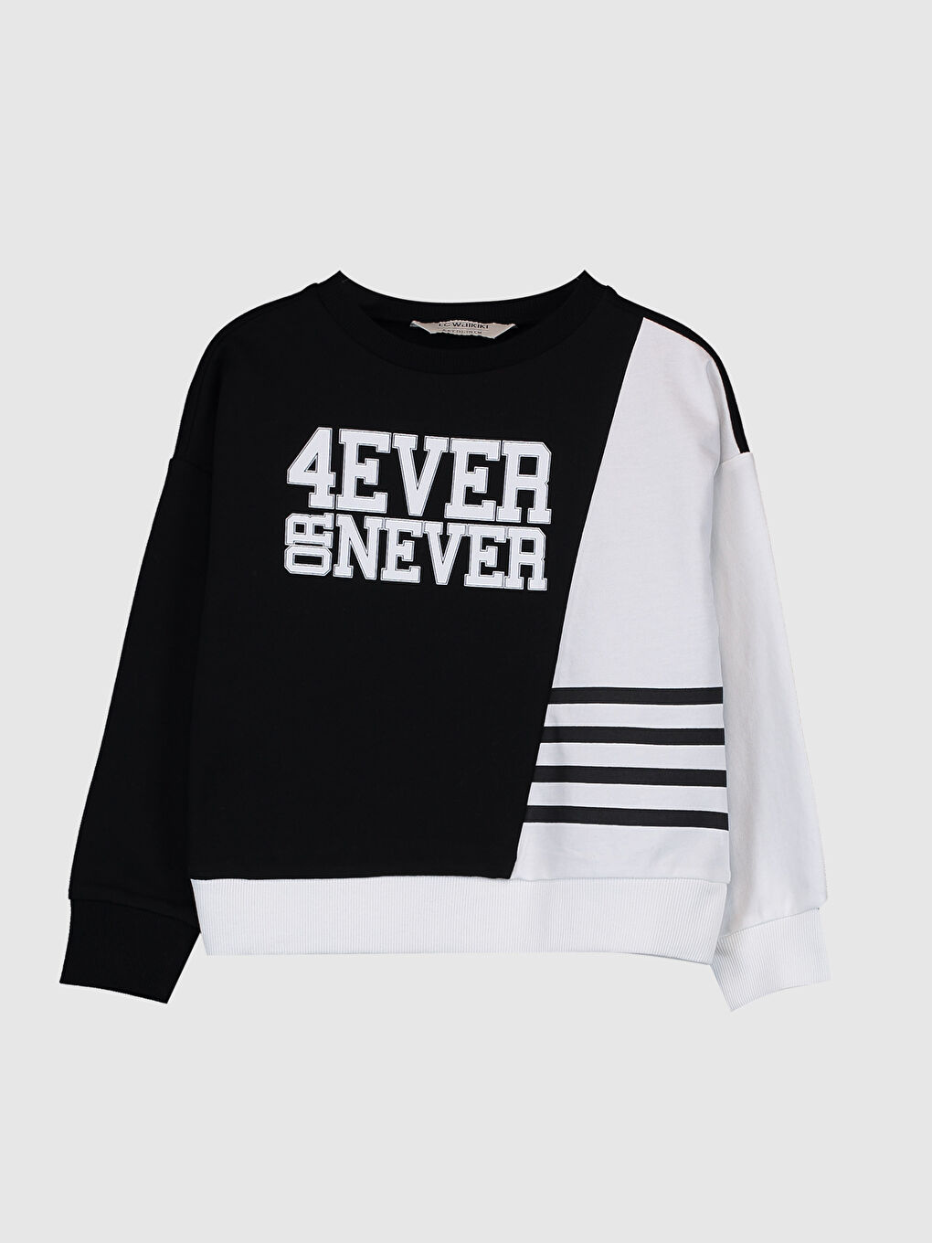 Crew Neck Long Sleeve Girls' Sweatshirt