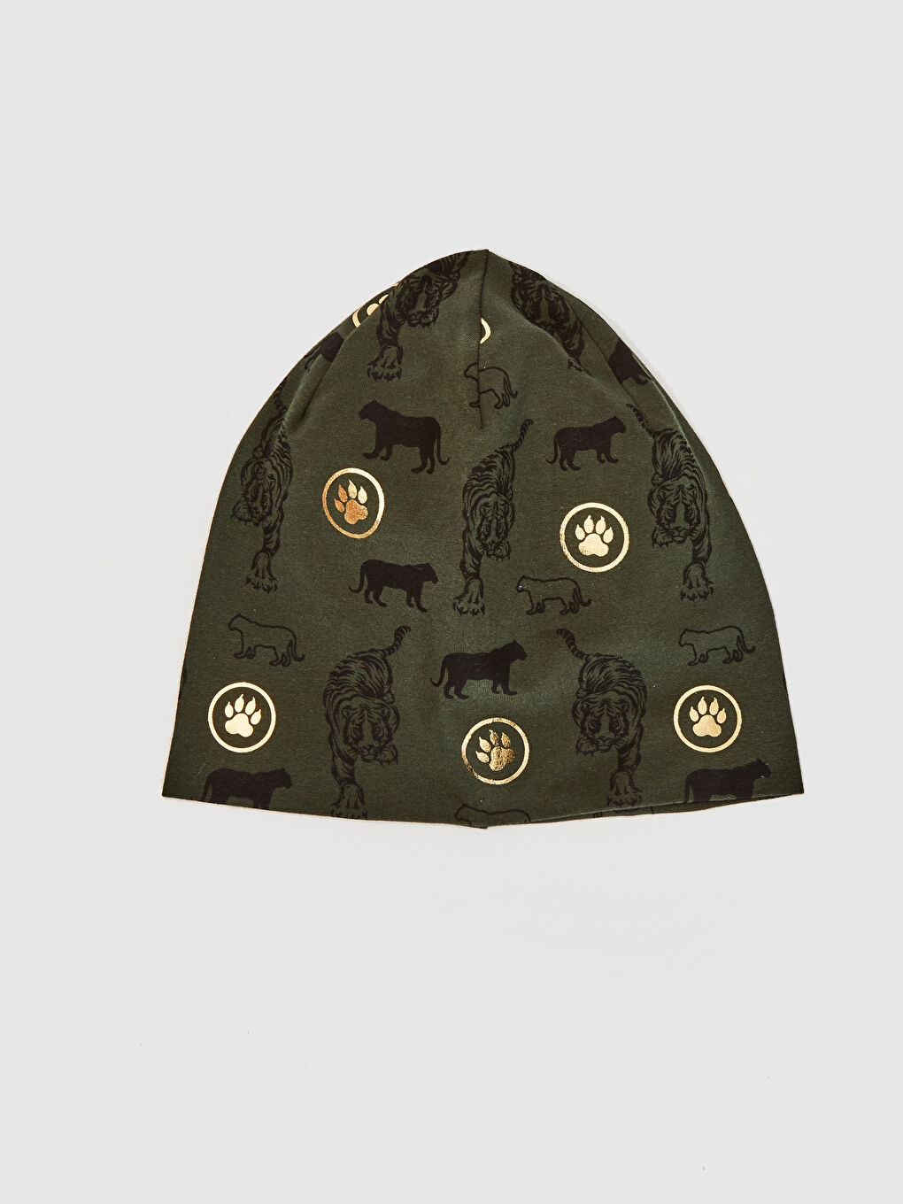 Boy Printed Cotton Jersey Beanie