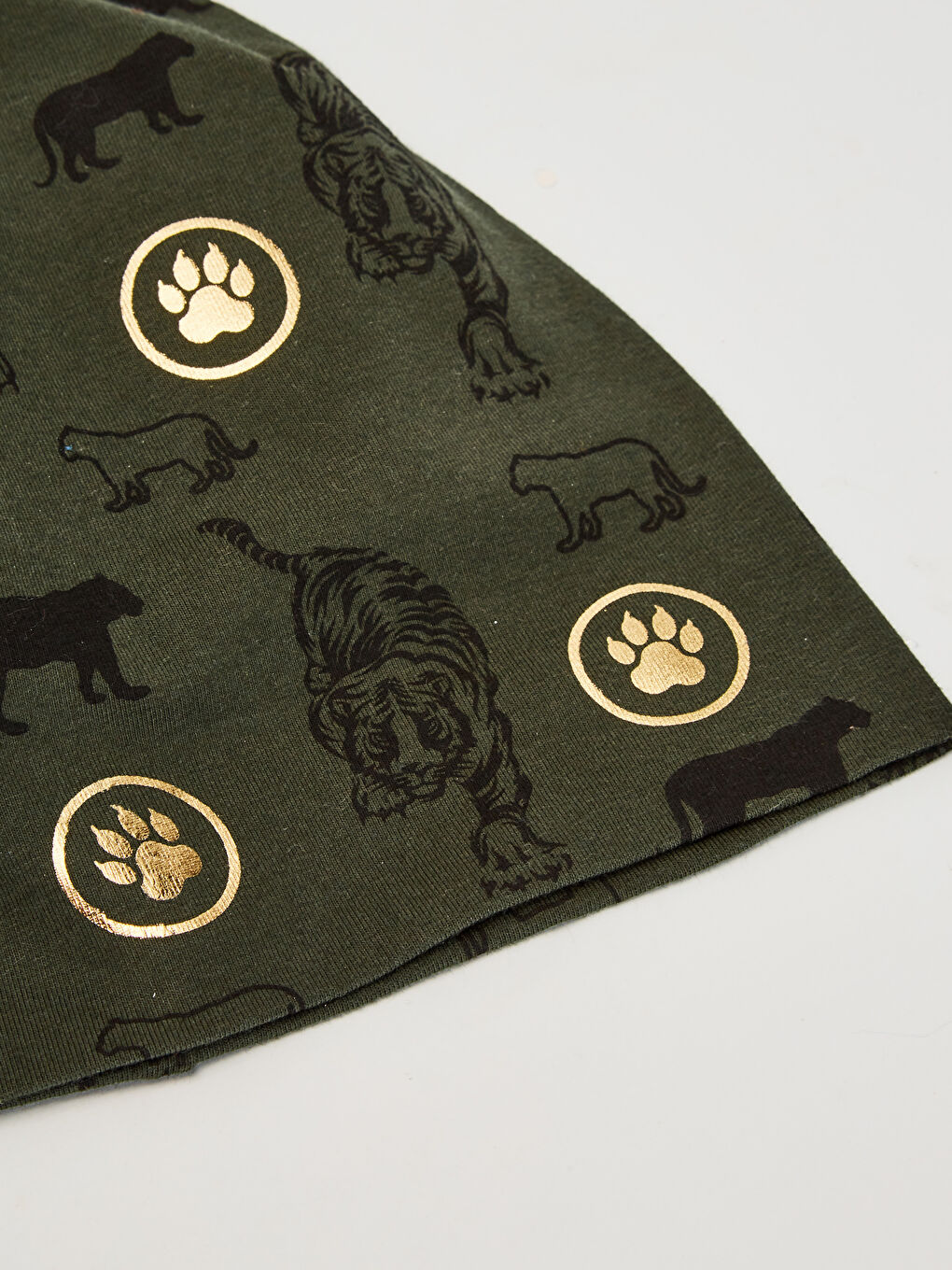 Boy Printed Cotton Jersey Beanie-1