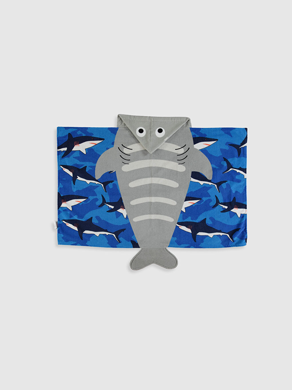 Karışık Nakış Detaylı Baskılı Erkek Çocuk Plaj Havlusu-4