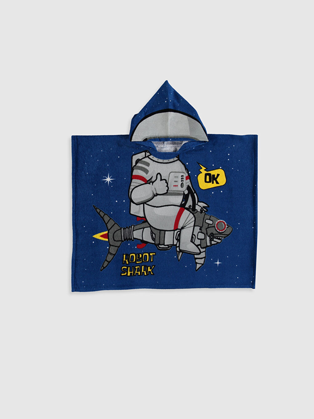 Boy's Cotton Poncho Towel-2