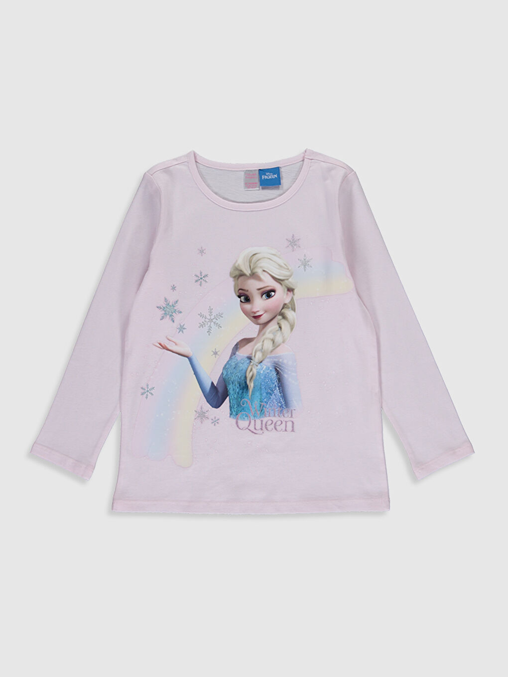 Pembe Bisiklet Yaka Uzun Kollu Kız Çocuk Pijama Takım-2