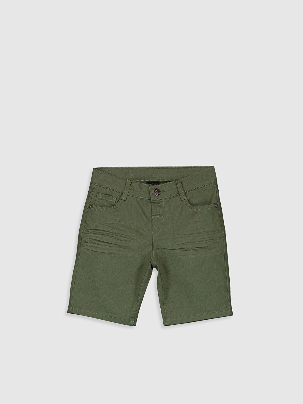 Short en gabardine garçon