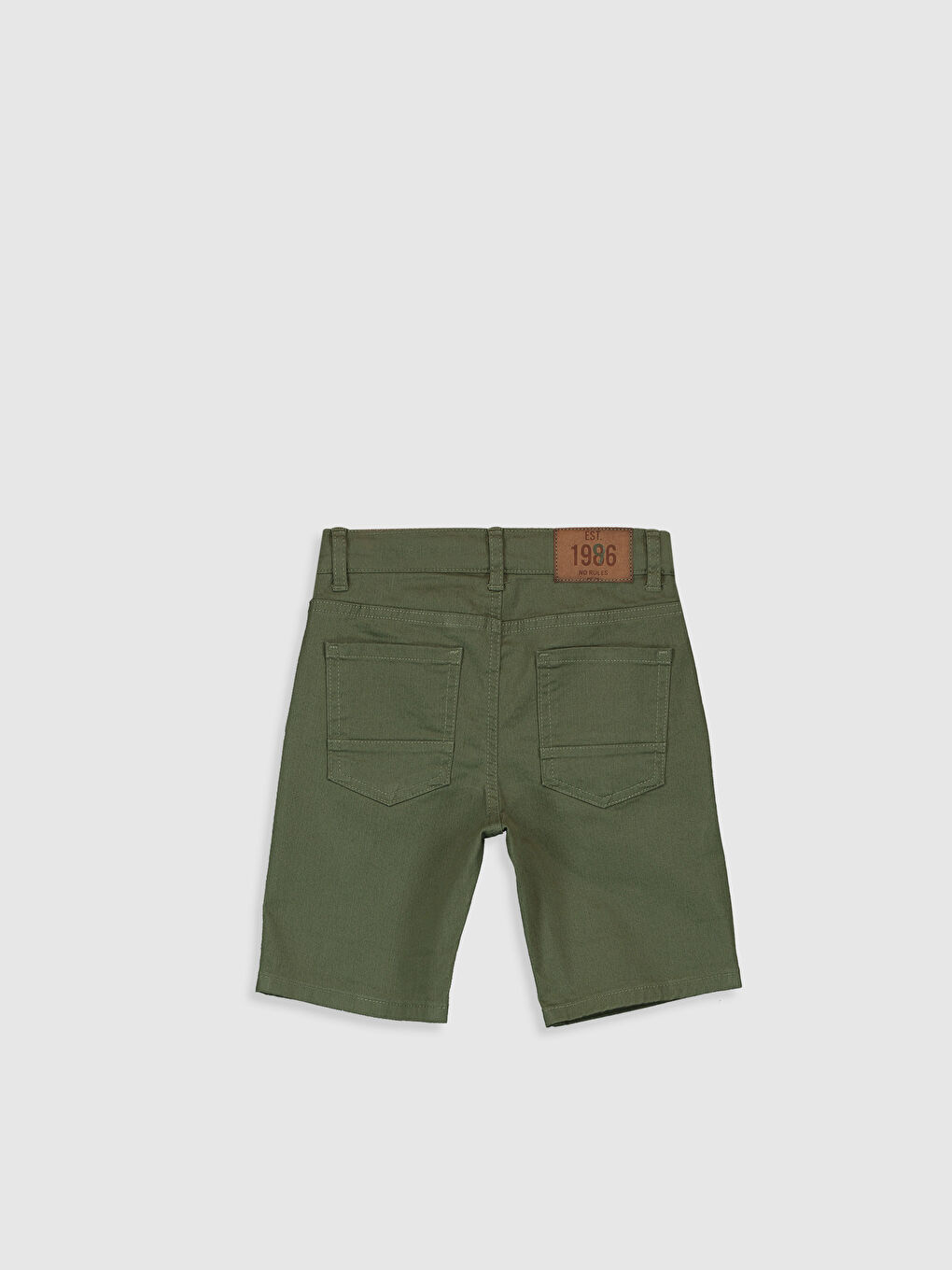 Short en gabardine garçon-1