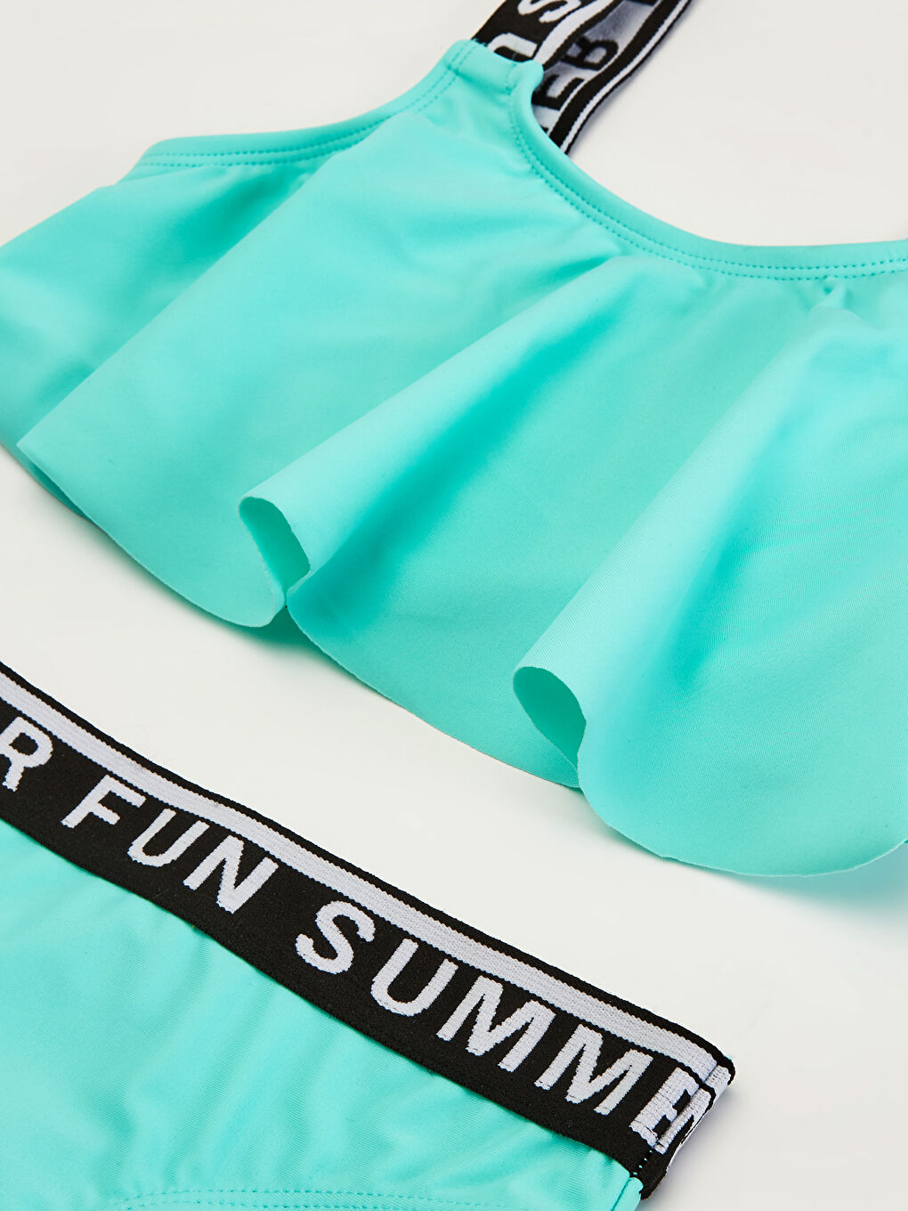 Girl's Bikini With Printed Stretch Fabric-2