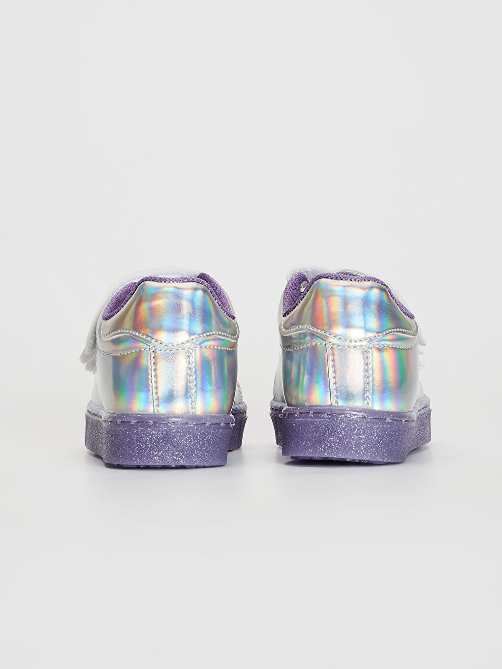 Gri Kız Çocuk Cırt Cırtlı Günlük Ayakkabı-3