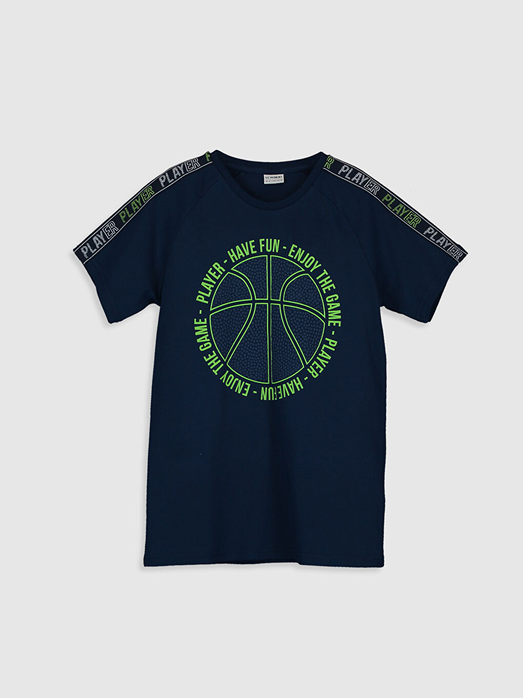 Crew Neck Short Sleeve Boys' T-Shirt