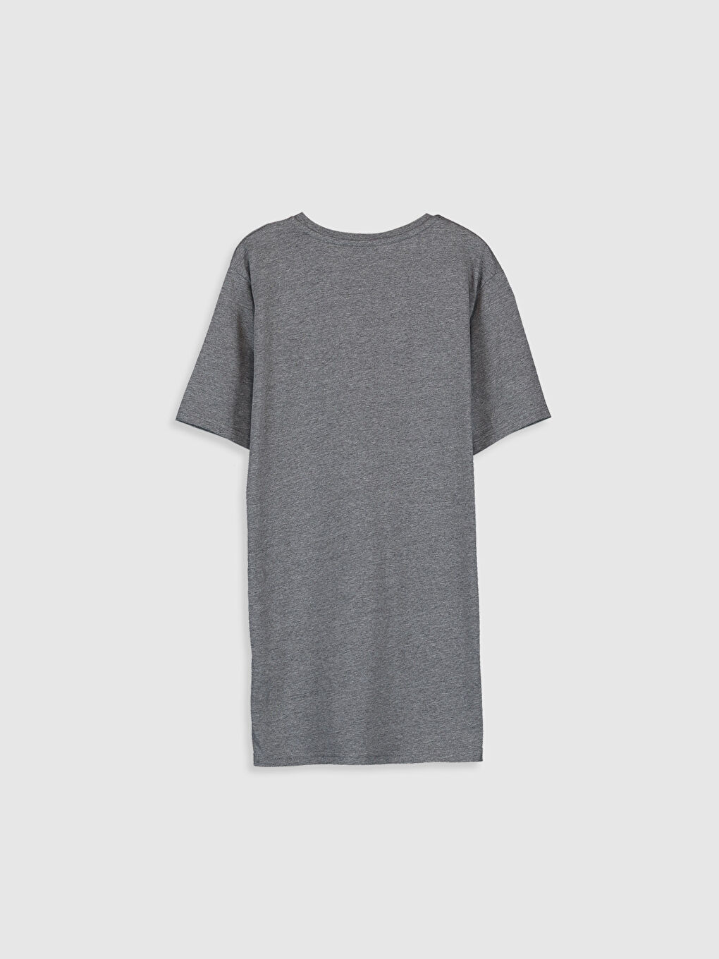 Antrasit Bisiklet Yaka Kısa Kollu Erkek Çocuk Tişört-2