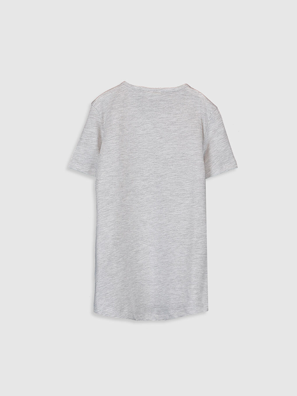 Футболка с круглым вырезом и коротким рукавом для девочек-1