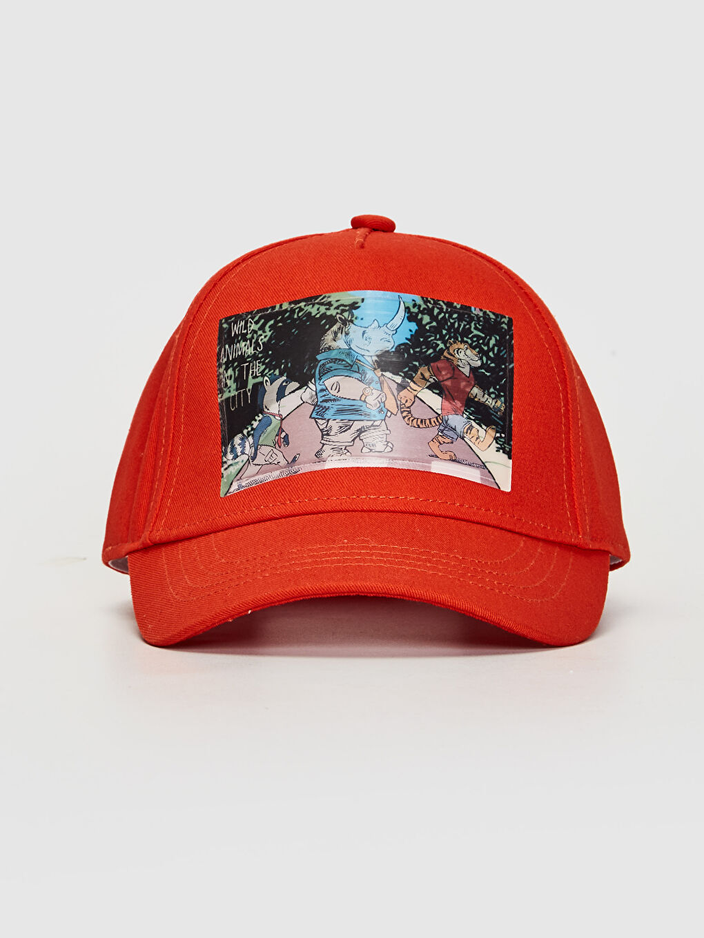 قبعة بيسبول برتقالي ولد-2