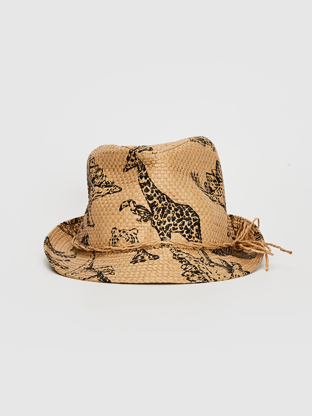 Boy BEIGE Fedora Hat-1