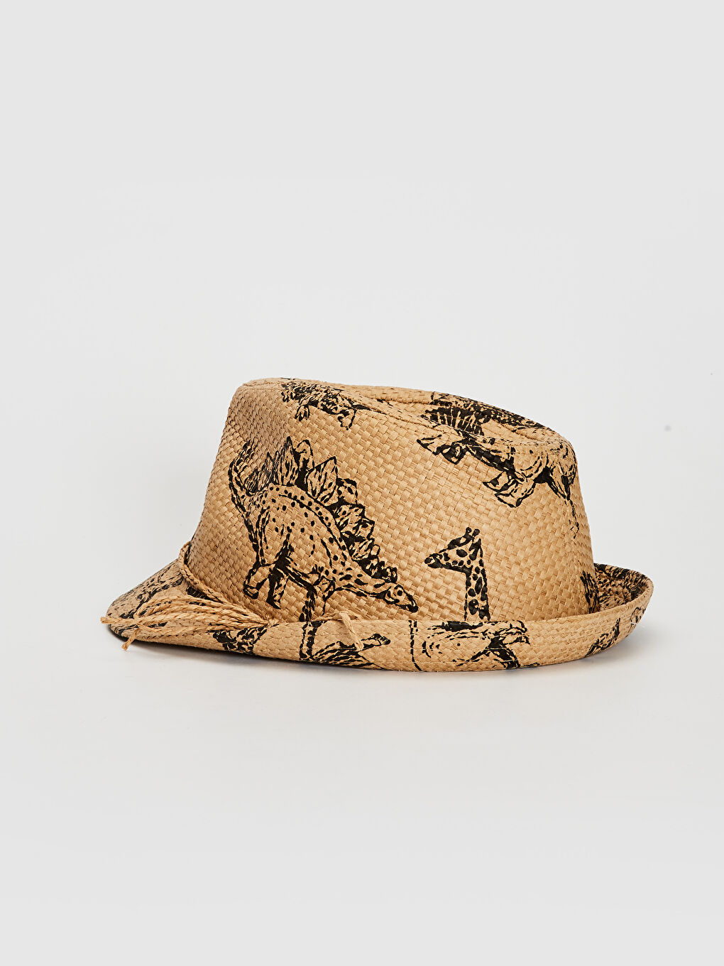Boy BEIGE Fedora Hat-2