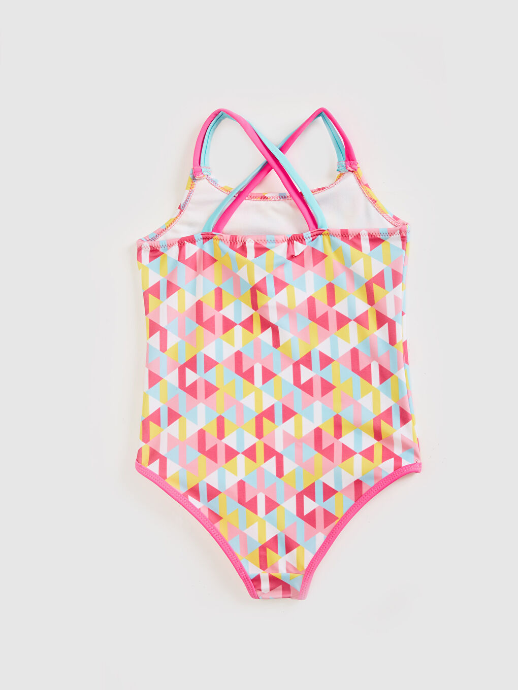 Girl's Swimsuit Printed in Flexible Fabric-1