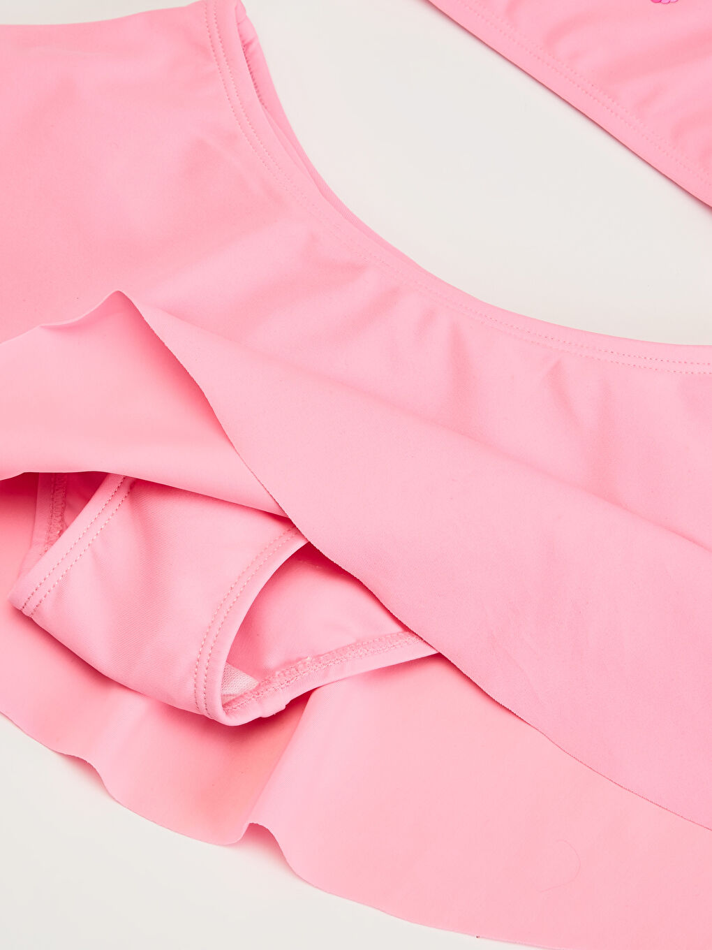 Pembe Kız Çocuk Etekli Bikini-3